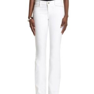 WHBM white stretchy denim jeans. Sexy and classy size 8